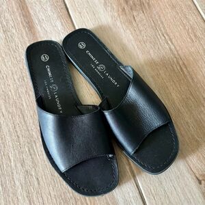 Chinese Laundry Women's Black Slide Sandal Mule Shoes Size 8.5